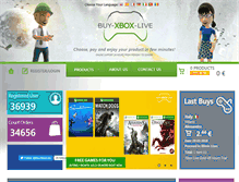 Tablet Screenshot of buy-xbox-live.com